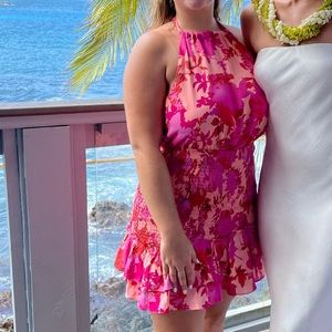 Size 8 - FIJI FEVER DRESS PINK (Hello Molly)